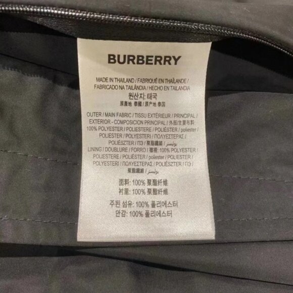 NWT Authentic Burberry Men's Logo Light Jacket Black - Picture 5 of 5